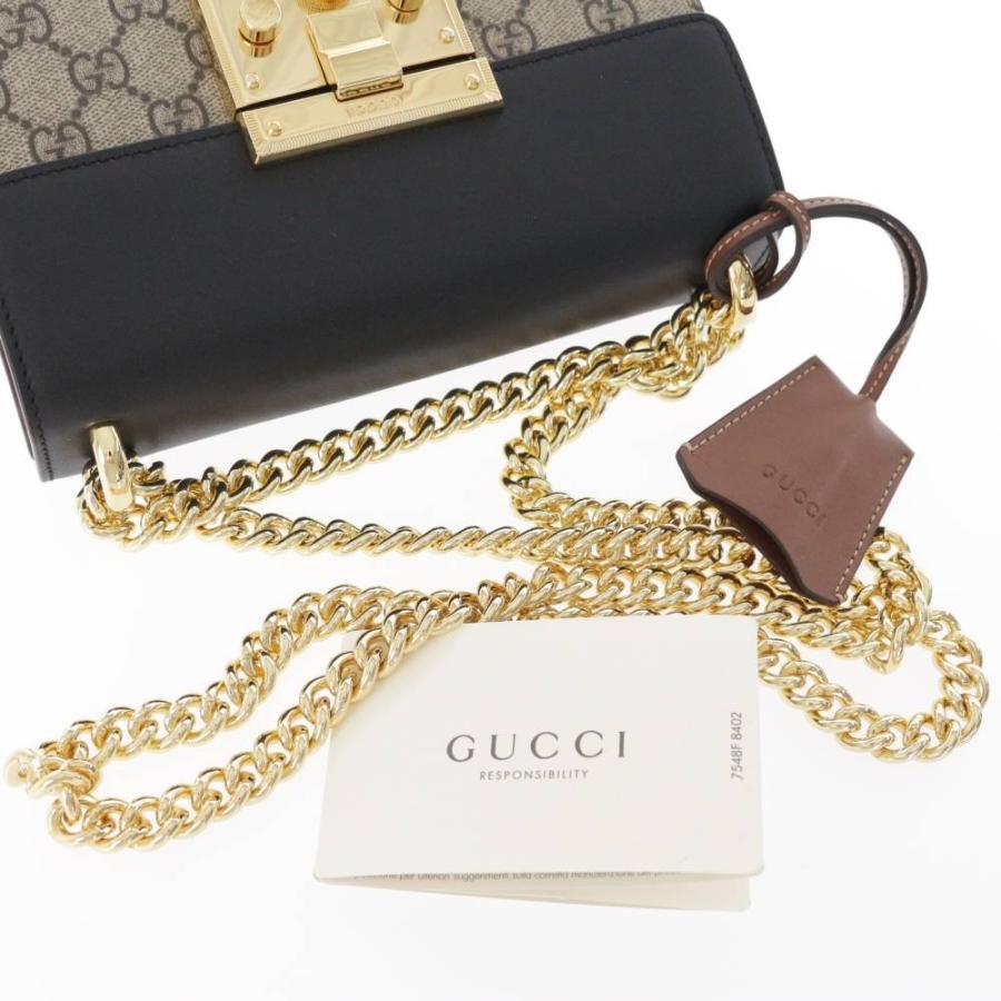 GUCCI 超美品・グッチ GGスプリーム・パドロックGGスモール GUCCI 超美品・グッチ GGスプリーム・パドロックGGスモール