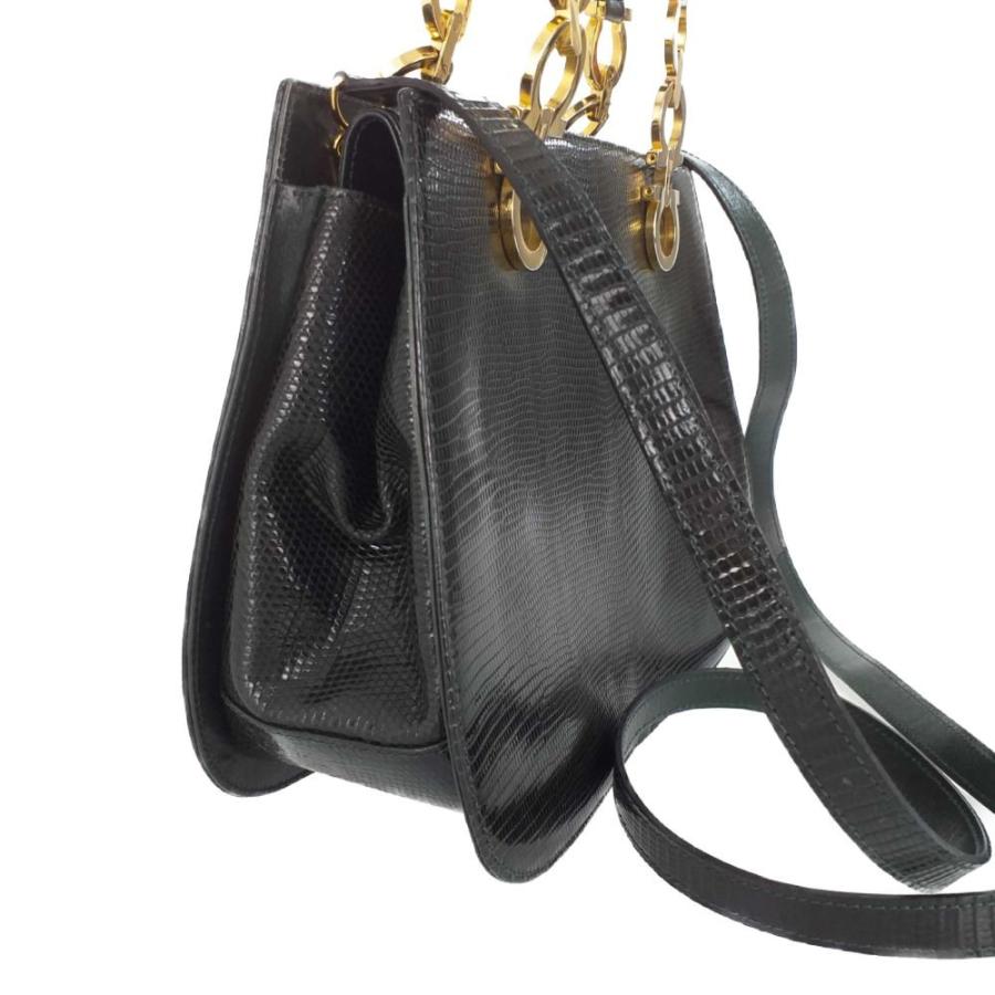 サルヴァトーレフェラガモ ガンチーニ金具・2WAYショルダーバッグ