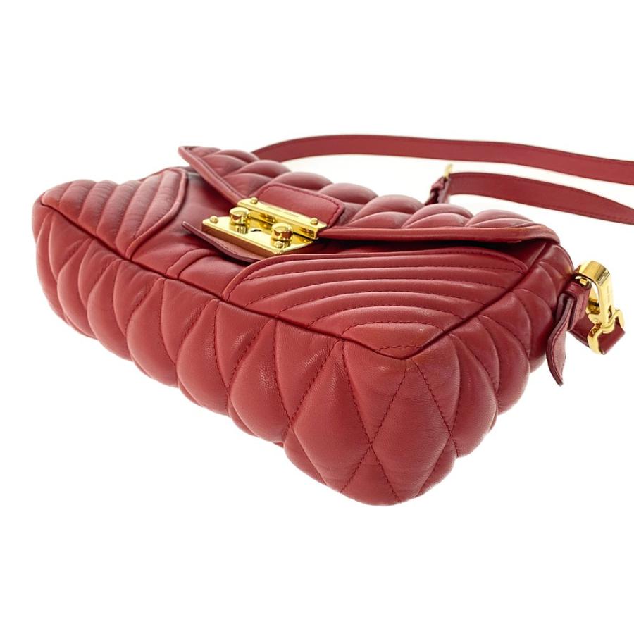 miu ミュウミュウ バイカー・ナッパレザー・クラッチバッグ miu ミュウミュウ バイカー・ナッパレザー・クラッチバッグ