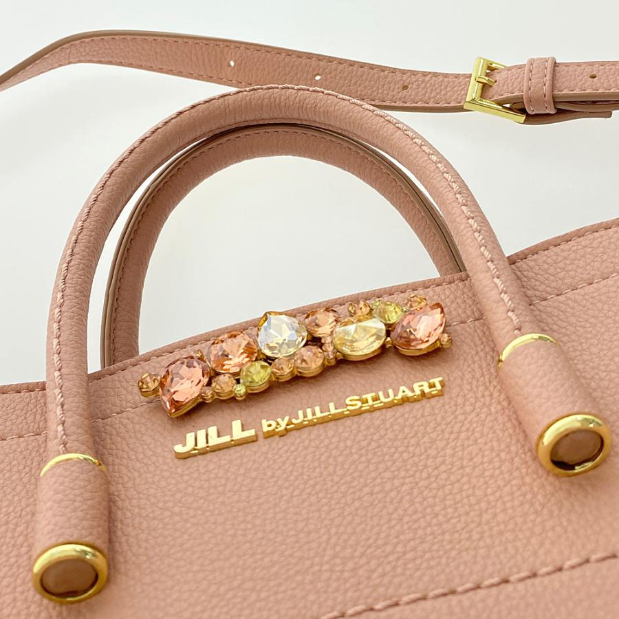 ジルバイジルスチュアート 2WAYショルダービジューロイヤルトート 