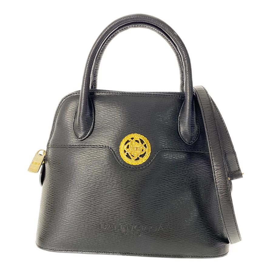 BALENCIAGA バレンシアガ エンブレムBBロゴ・2WAYハンドバッグ