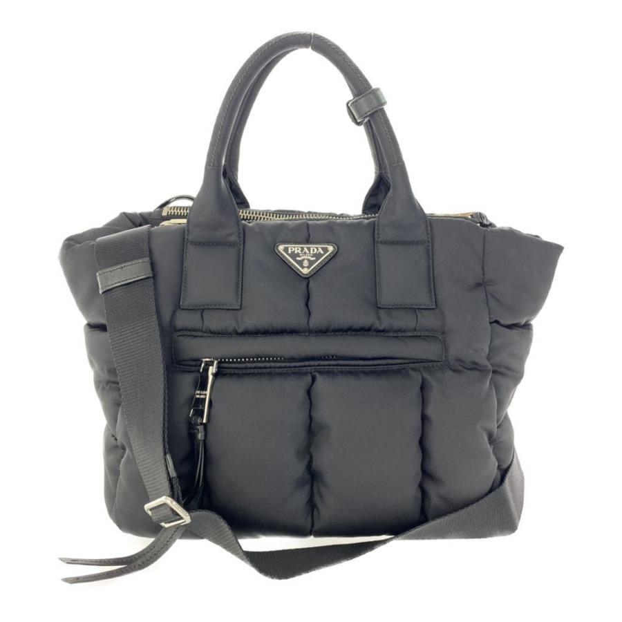 PRADA ボンバー プラダ 2way ハンドバッグ ショルダー キルティング PRADA（プラダ） テスートボンバー・キルティング2WAYショルダーバッグ