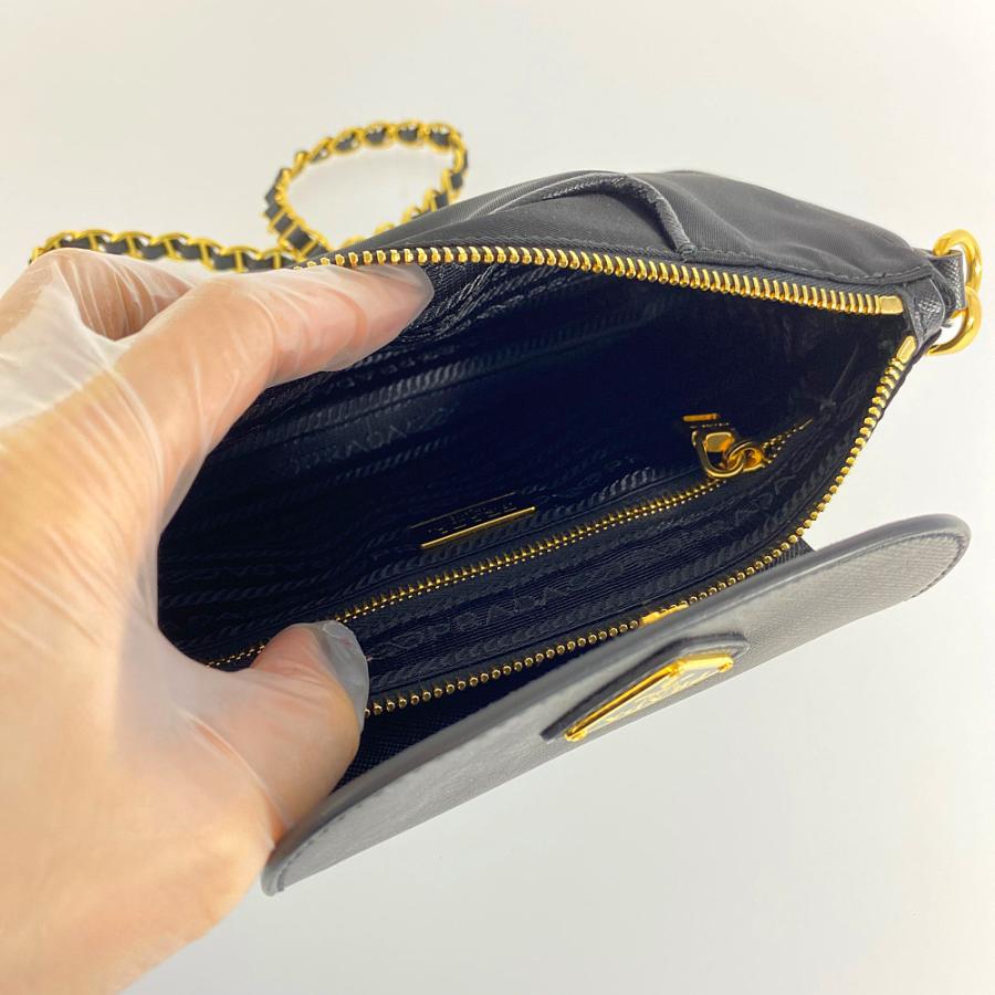 ✨美品✨PRADA プラダ テスートナイロン×サフィアーノレザー　2WAYバッグ PRADA(プラダ) サフィアーノレザー RENYLONショルダーバッグ