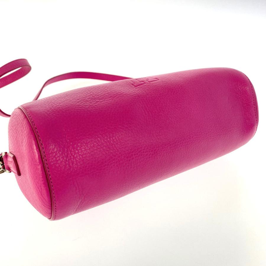 HIROFU ヒロフ 2WAY レザーショルダーバッグ/ピンク/HIROFU 翌日