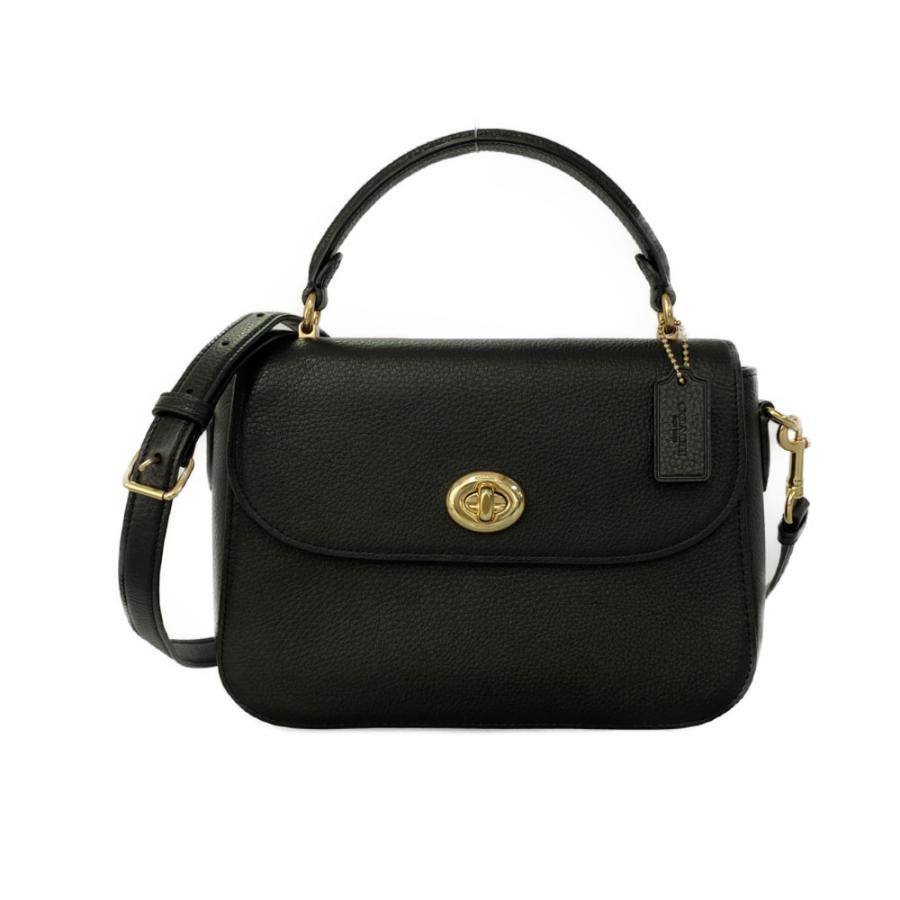 COACH（コーチ） ペブルド レザー マーリートップハンドルサッチェル 