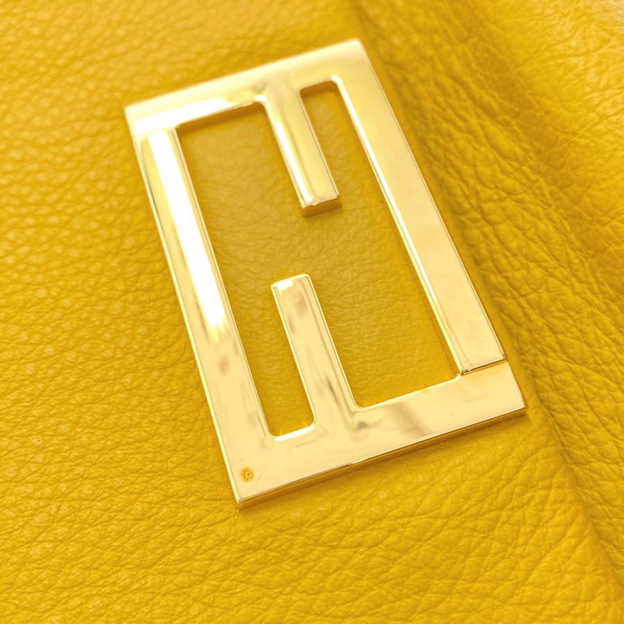FENDI（フェンディ） FFロゴ レザー チェーンショルダーバッグ/8M0276