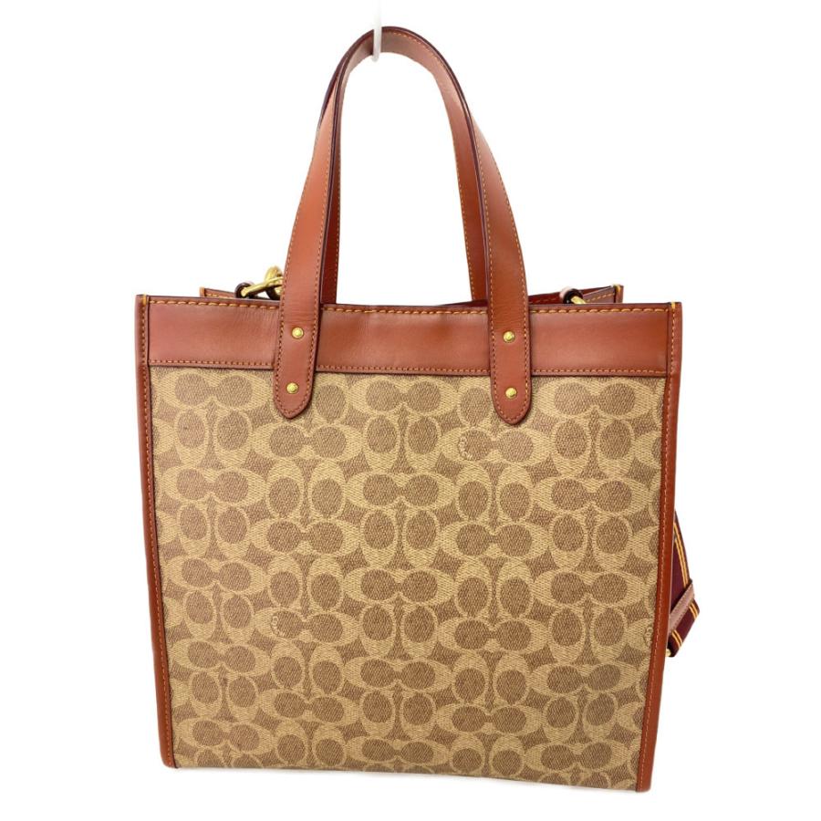 COACH コーチ フィールド トート シグネチャー キャンバス ウィズ  