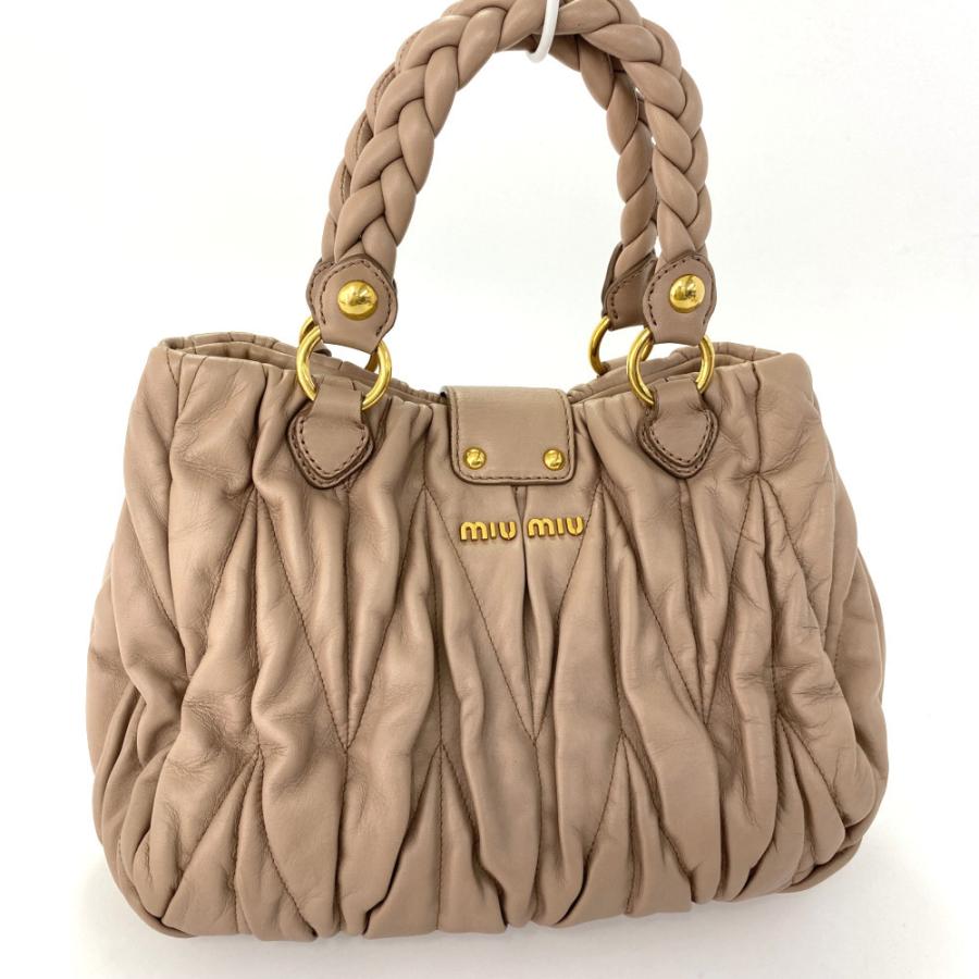 miu ミュウミュウ マテラッセ・2WAYショルダーバッグ/RN0473