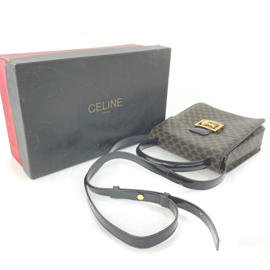 CELINE（セリーヌ） サルキー 馬車金具マカダム2WAYショルダーバッグ/F