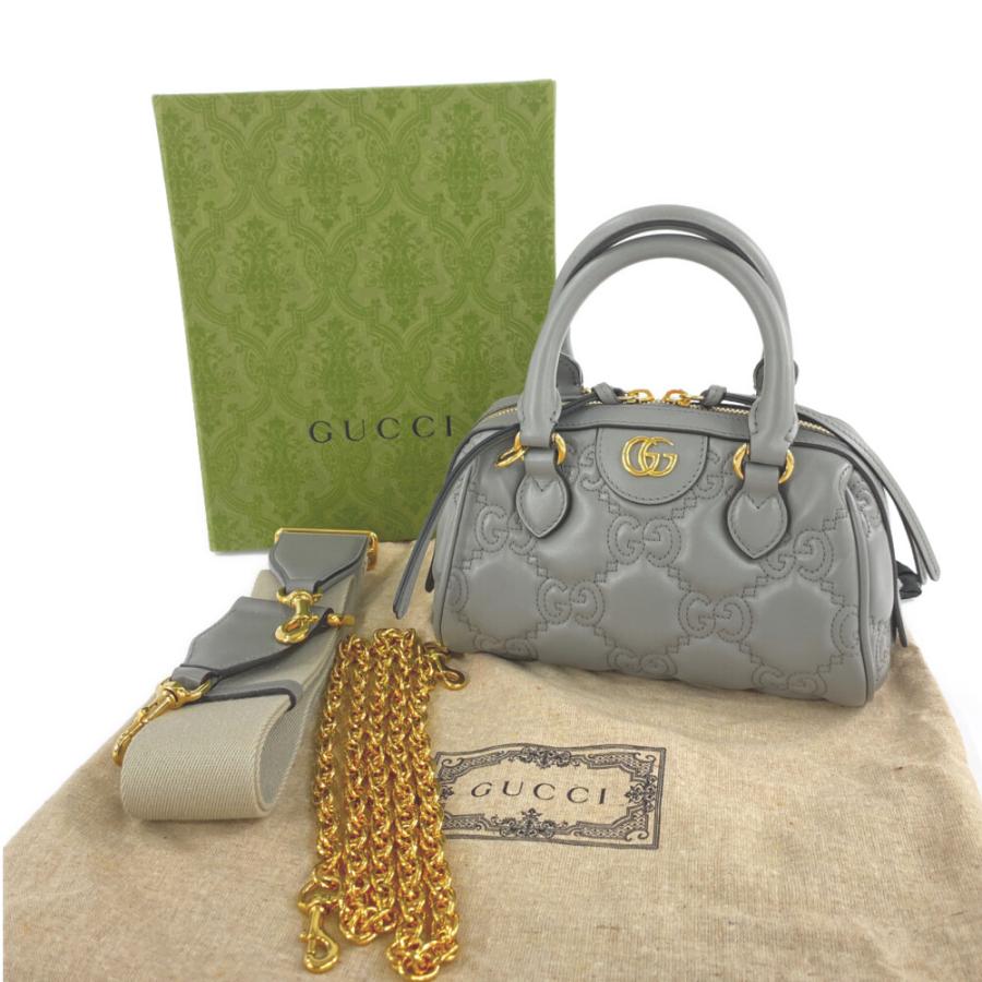 GUCCI グッチ GGマトラッセ・レザー ミニ・チェーン 2WAY GUCCI グッチ GGマトラッセ・レザー ミニ・チェーン 2WAY