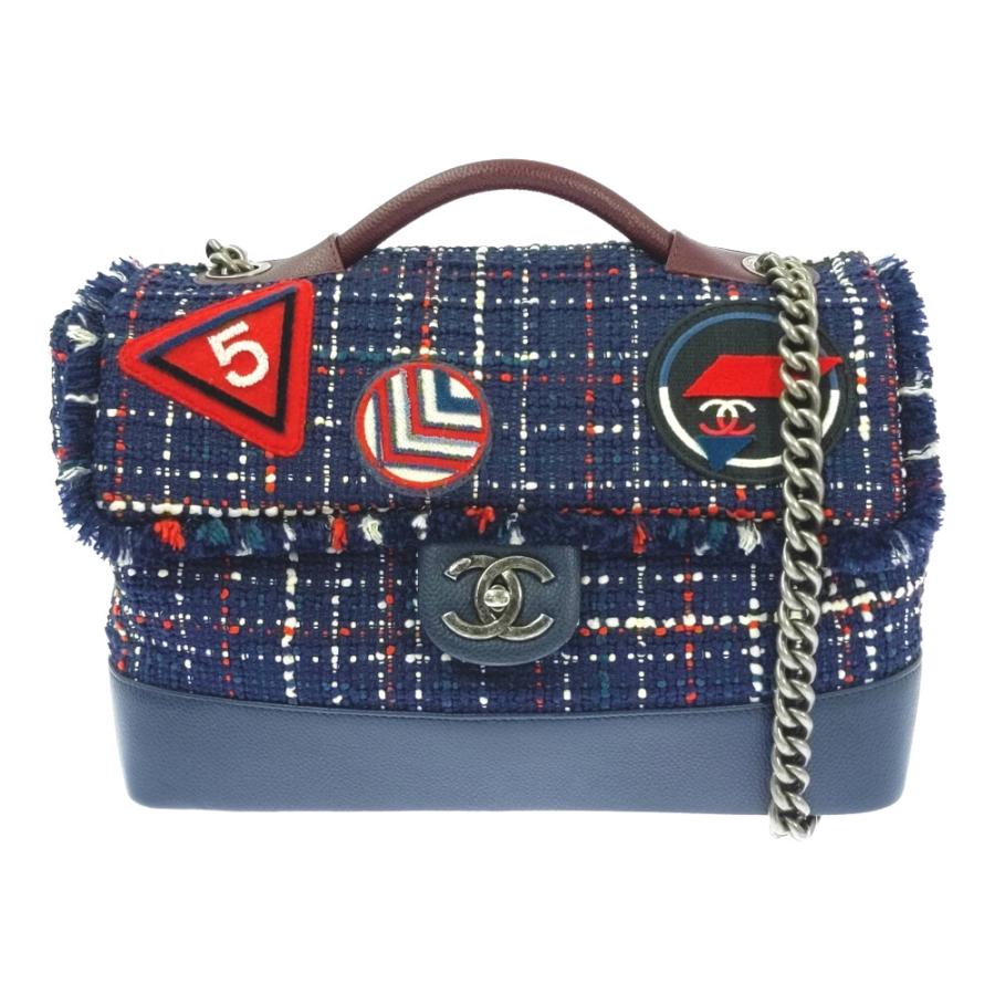 CHANEL CHANEL/シャネル エアライン・ツィード ココマーク 2WAY CHANEL CHANEL/シャネル エアライン・ツィード ココマーク 2WAY