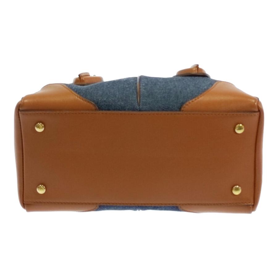 TOD'S トッズ デニム カーフレザー 2WAYショルダーバッグ TOD'S トッズ デニム カーフレザー 2WAYショルダーバッグ