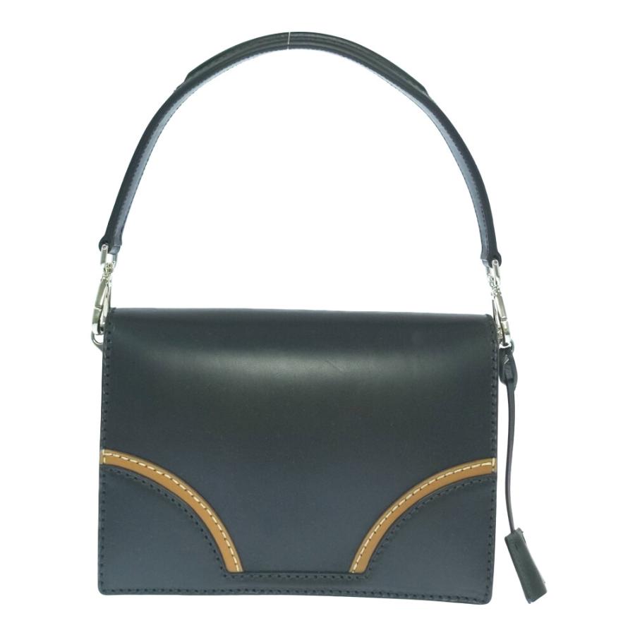 PRADA（プラダ） ステッチリム・レザー 2WAY ショルダーバッグ