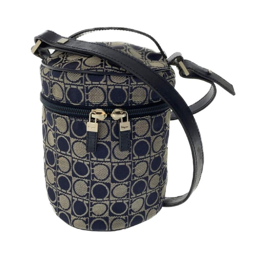 サルヴァトーレフェラガモ ガンチーニジャガードデニム・2WAYバニティ