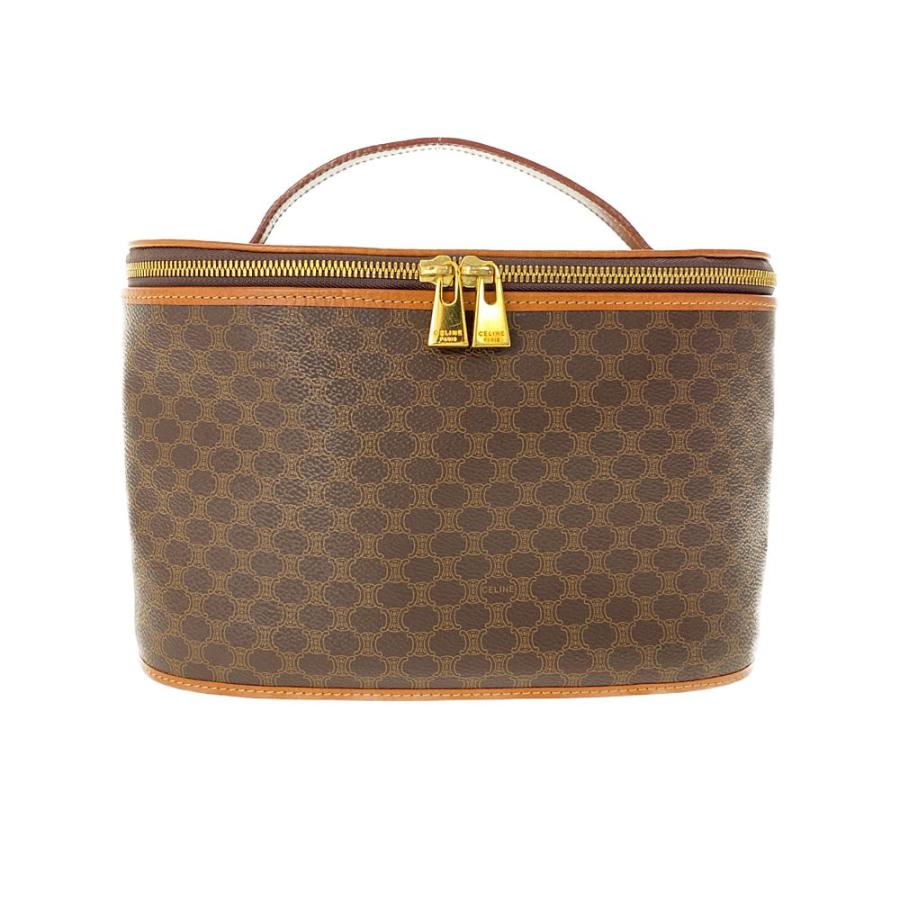CELINE セリーヌ オールドセリーヌ マカダム柄 バニティバッグ
