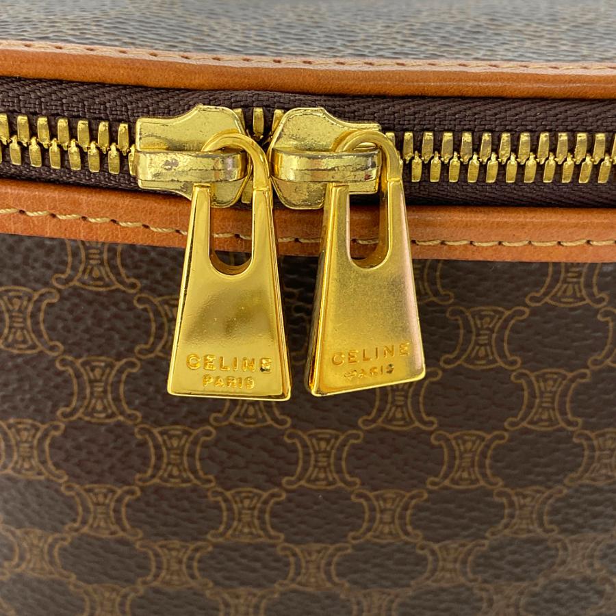 CELINE セリーヌ オールドセリーヌ マカダム柄 バニティバッグ