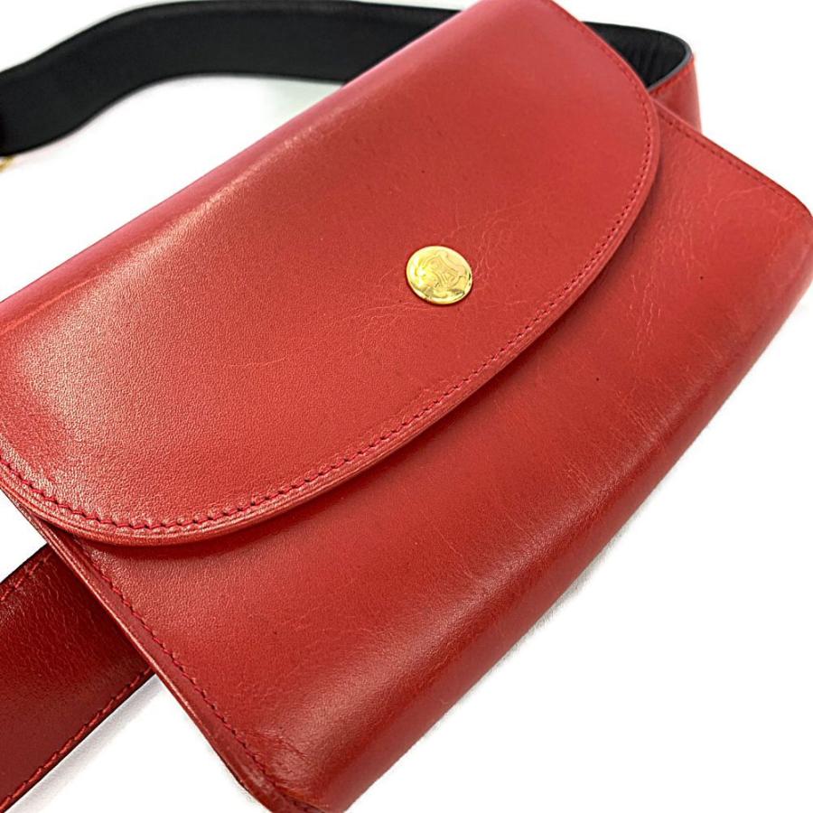 CELINE（セリーヌ） カーフレザー・ウエストポーチ・ベルトバッグ