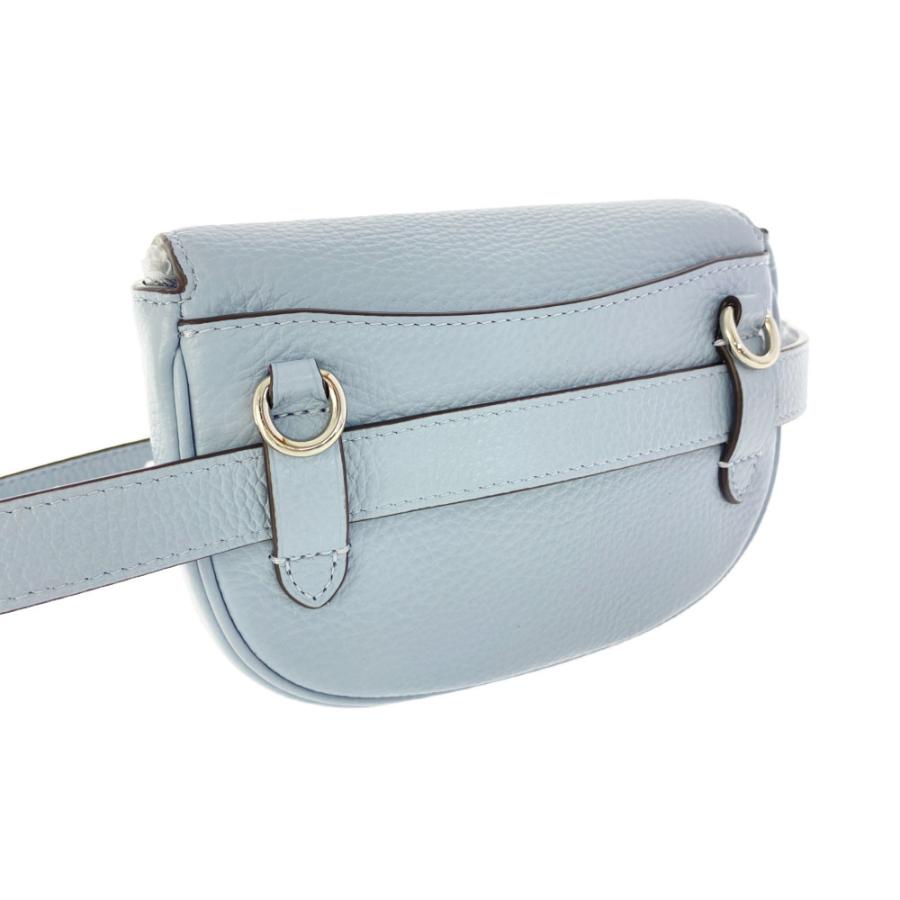 COACH（コーチ） ウエストポーチ ペブルドレザー ロゴ ミニ ベルト
