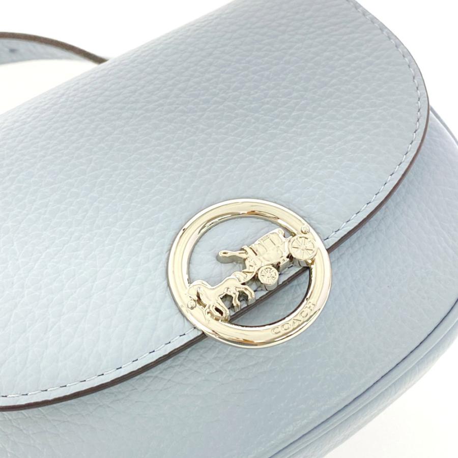 COACH（コーチ） ウエストポーチ ペブルドレザー ロゴ ミニ ベルト