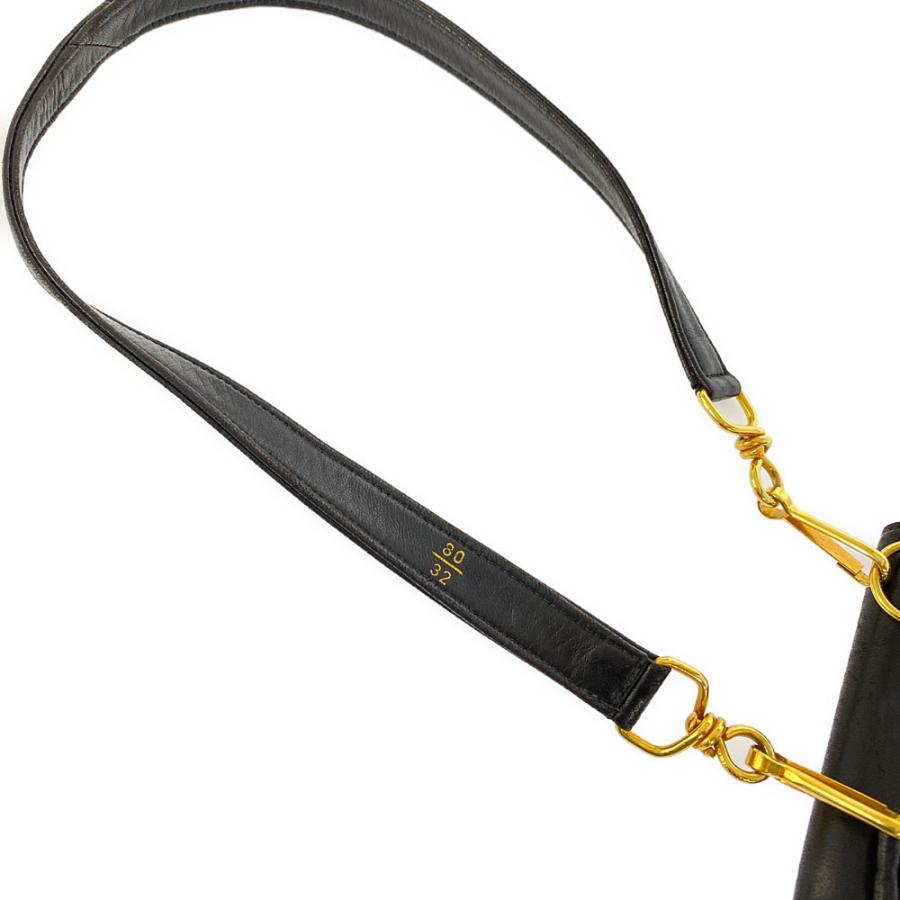 CHANEL シャネル バイカラー ウエストポーチバッグ/ブラック