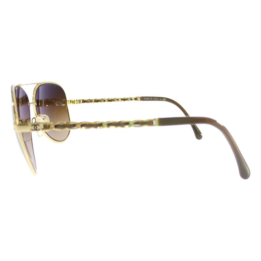 CHANEL シャネル ゴールド ボストンサングラス・メガネ/4194-Q