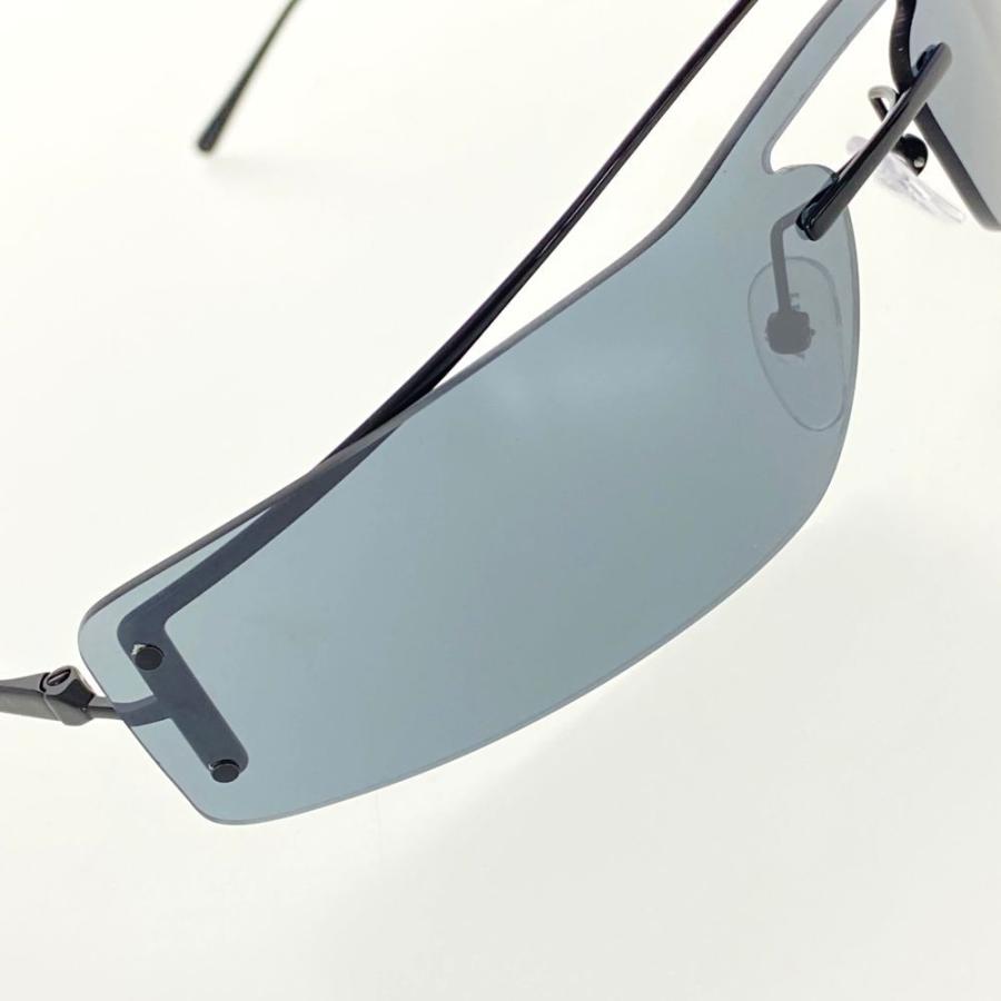 【美品】PRADA プラダ サングラス SPR61G PRADA プラダ ハーフリムサングラス/SPR61V/ブラック/メンズ