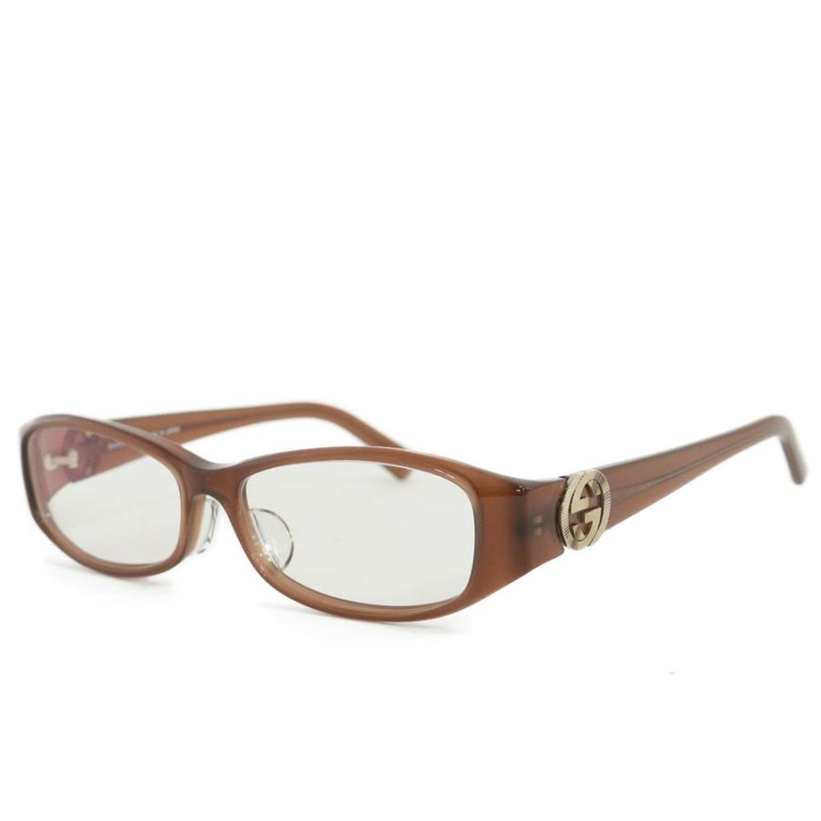 GUCCI（グッチ） インターロッキングGロゴモチーフ・オーバル・メガネ