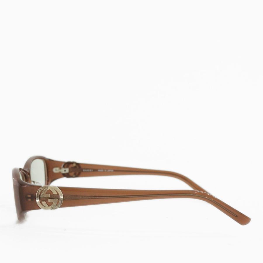 GUCCI（グッチ） インターロッキングGロゴモチーフ・オーバル・メガネ