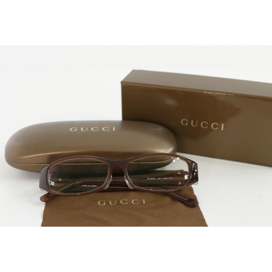 GUCCI（グッチ） インターロッキングGロゴモチーフ・オーバル・メガネ