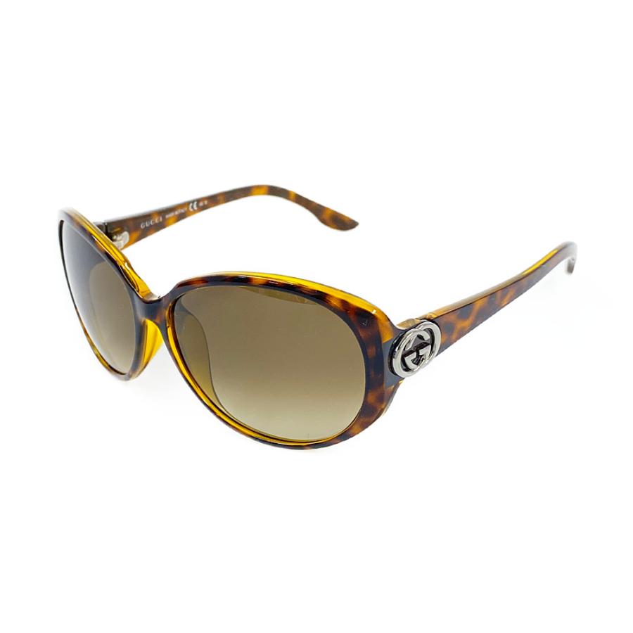 美品GUCCI グッチオーバルサングラスGG3174 GUCCI グッチ サイドGGロゴ オーバルサングラス・メガネ/GG3174