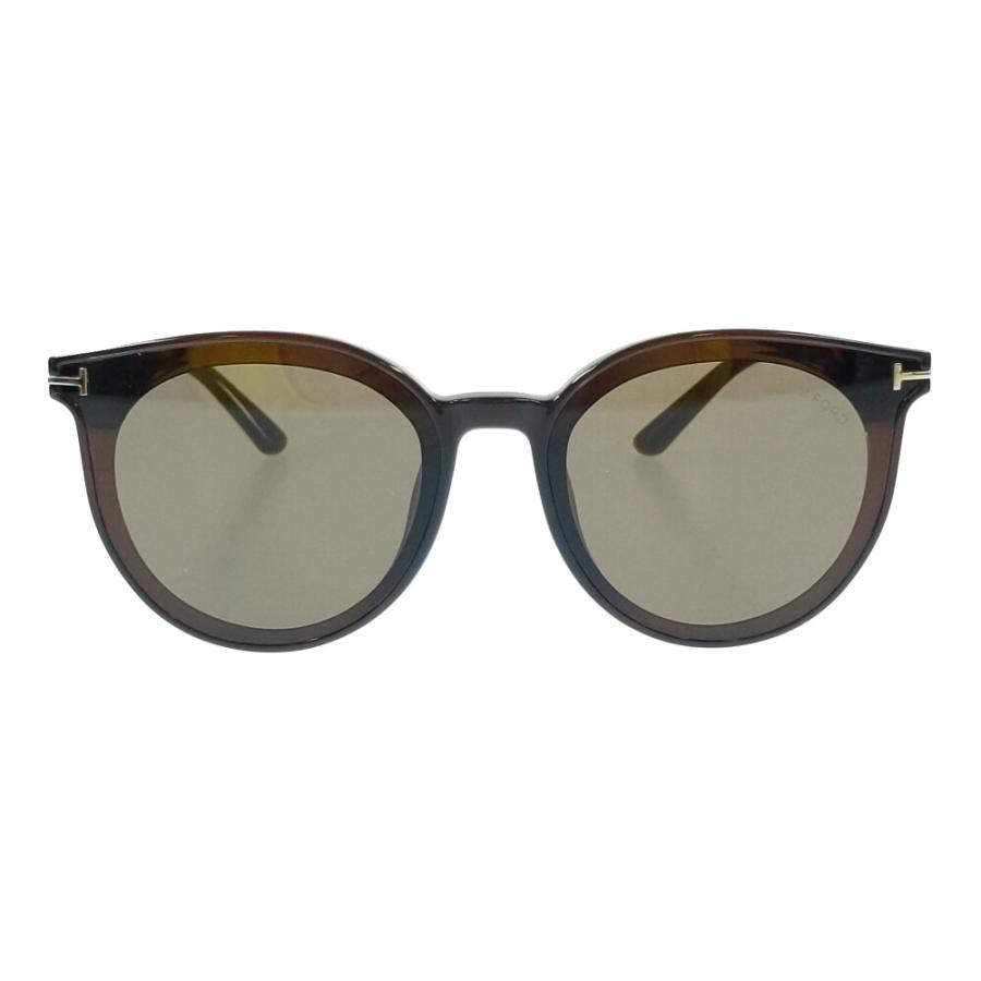 TOM FORD トムフォード オーバルサングラス・メガネ/TF807-K/ブラウン