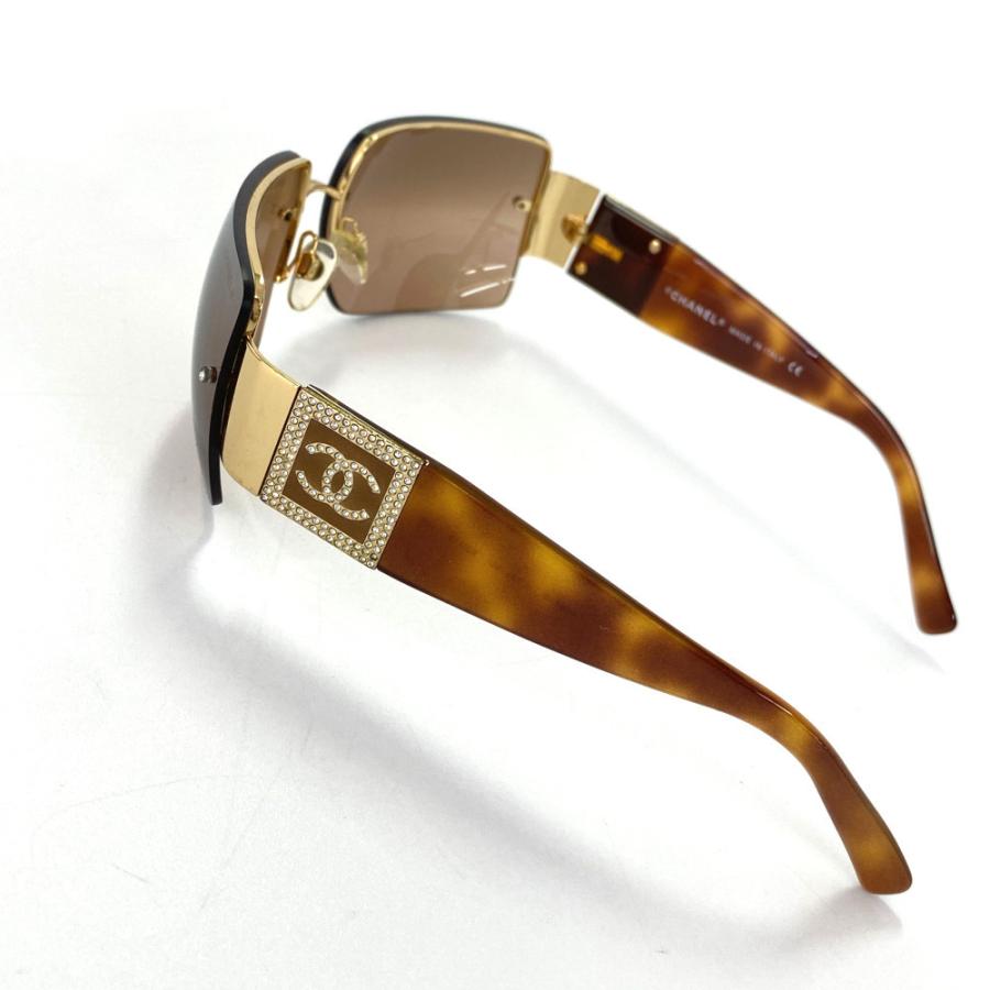 CHANEL シャネル ビジューサングラス・メガネ/4095-B/ブラウン CHANEL シャネル ビジューサングラス・メガネ/4095-B/ブラウン