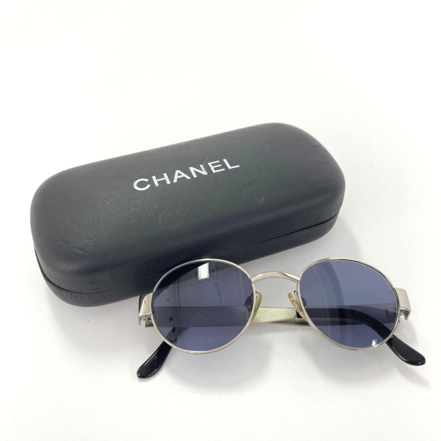 CHANEL（シャネル） ラウンド（ロイド）サングラス・メガネ/ブラック