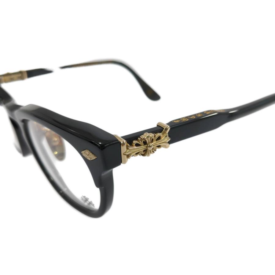 【新品・未使用】CHROME HEARTS サングラス クロス装飾ビッグフレーム CHROME HEARTS クロムハーツ メガネ フレーム Chrome Hearts