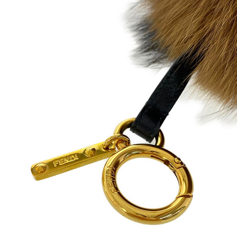 FENDI フェンディ FFロゴファーポンポンチャーム・バック