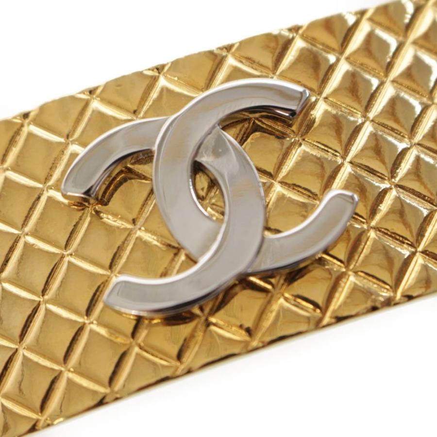 シャネル CHANEL ココマーク バレッタ マトラッセ シルバー CHANEL（バレッタ/ヘアクリップ ・ シルバー/銀色系）のフリマ