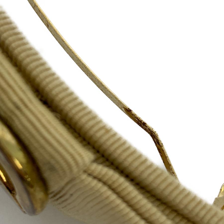 セリーヌ オールドセリーヌサークルバレッタ CELINE セリーヌ オールドセリーヌ・サークル金具・グログラン