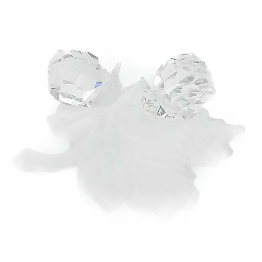SWAROVSKI スワロフスキー カタツムリと葉・置物 インテリアetc