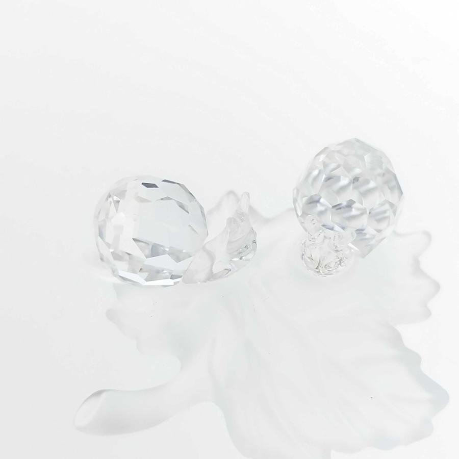 SWAROVSKI スワロフスキー カタツムリと葉・置物 インテリアetcその他