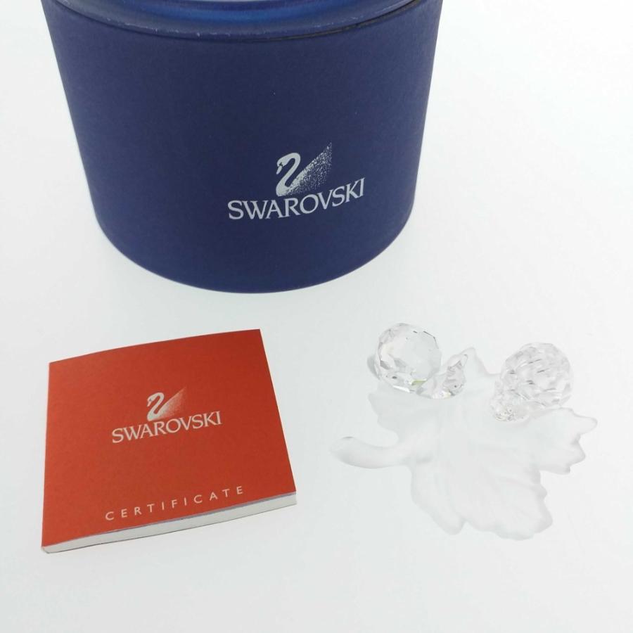 SWAROVSKI スワロフスキー カタツムリと葉・置物 インテリアetc