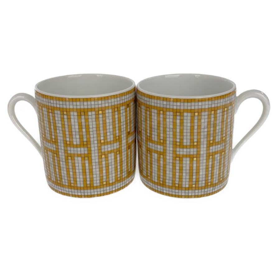 HERMES 超美品・エルメス モザイクヴァンキャトルコーヒー