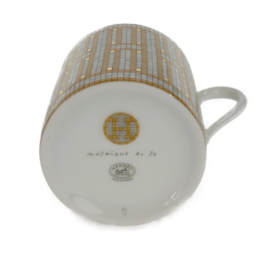 HERMES 超美品・エルメス モザイクヴァンキャトルコーヒー 