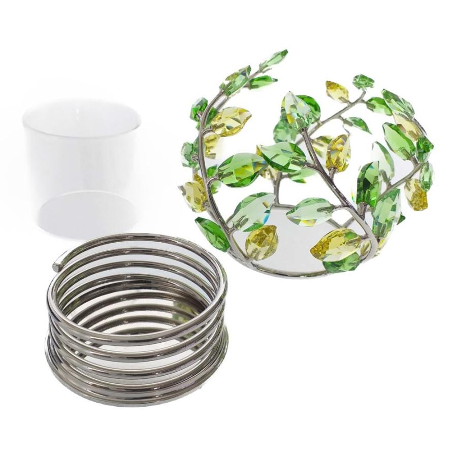 SWAROVSKI（スワロフスキー） Leaves Tealight Candle Holder