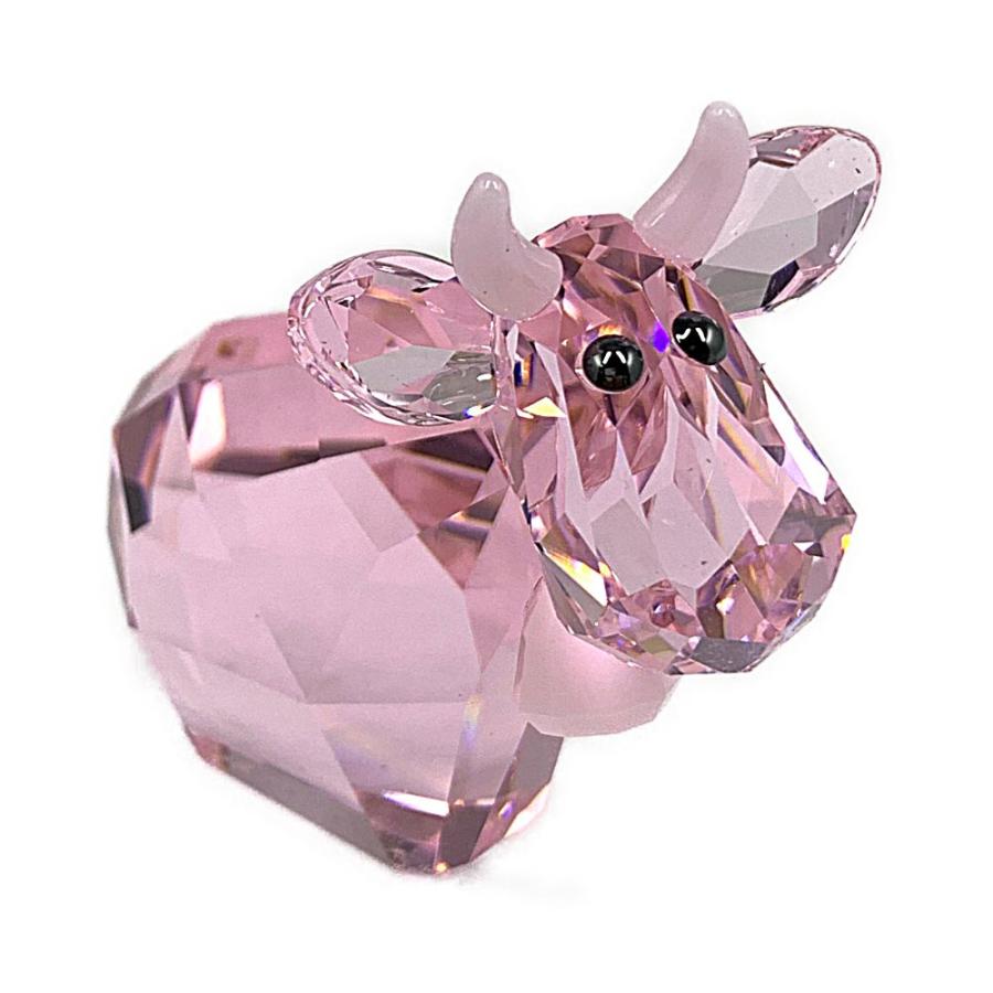 SWAROVSKI スワロフスキー 置物 Pink Mo 牛