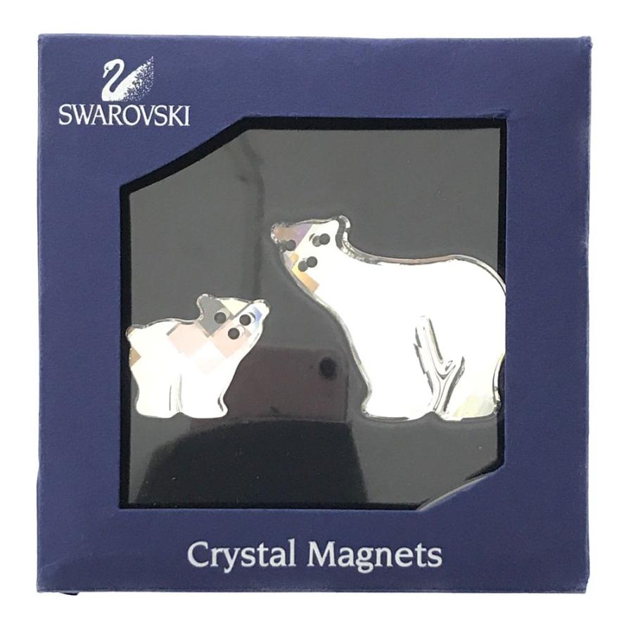 SWAROVSKI（スワロフスキー） クリスタル マグネット親子 熊 ベアー