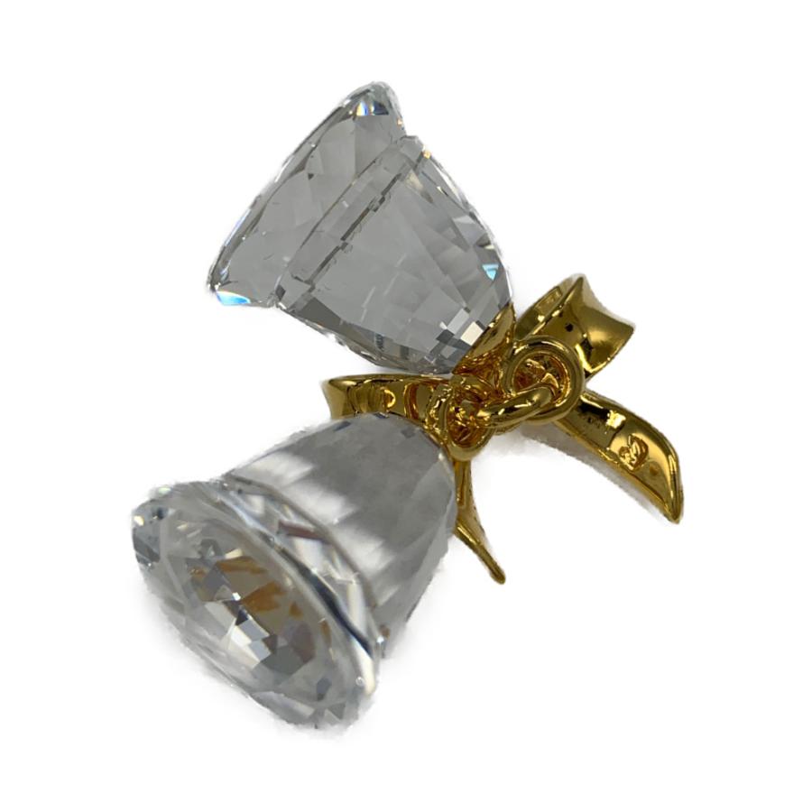 SWAROVSKI（スワロフスキー） クリスタル 置物リボン ベル 雑貨/199478