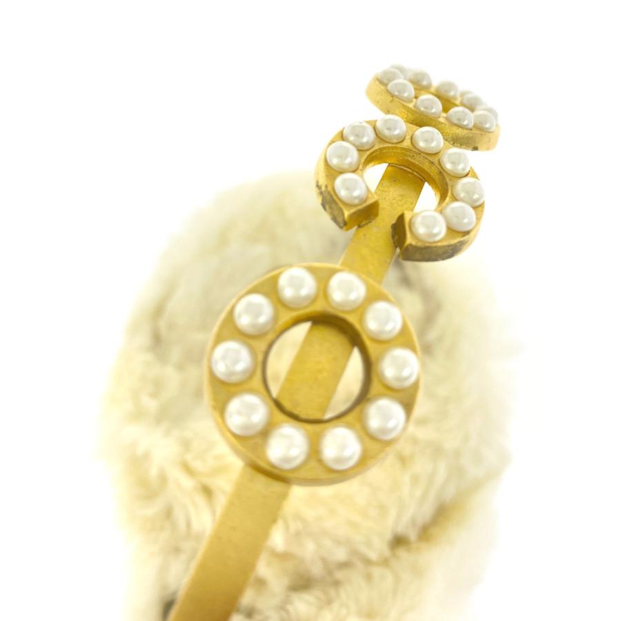 CHANEL（シャネル） COCOパール ラパンファー イヤーカフ 耳当てetc