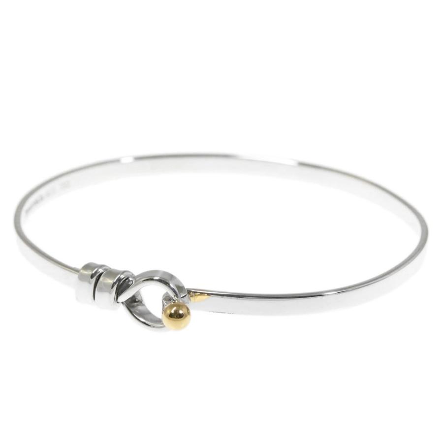 TIFFANY&Co. ティファニー フック＆アイ・無垢・ブレスレットバングル