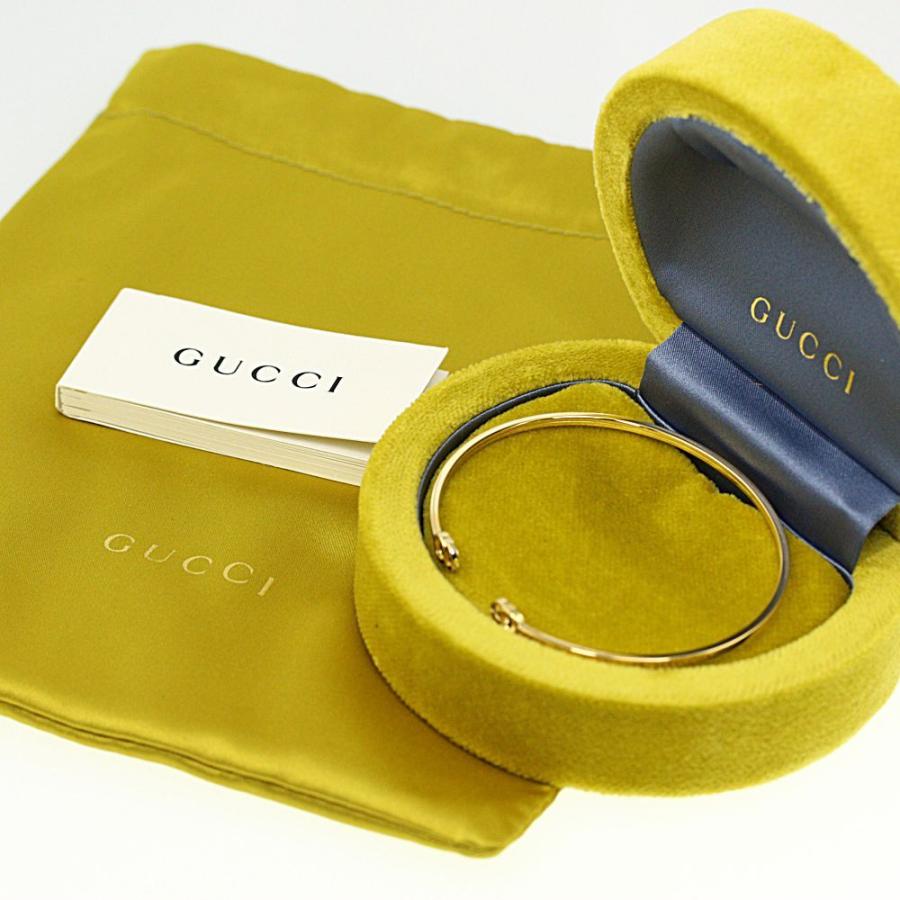 GUCCI グッチ GGランニング バングル ブレスレット/K18YG/750 GUCCI グッチ GGランニング バングル ブレスレット/K18YG/750