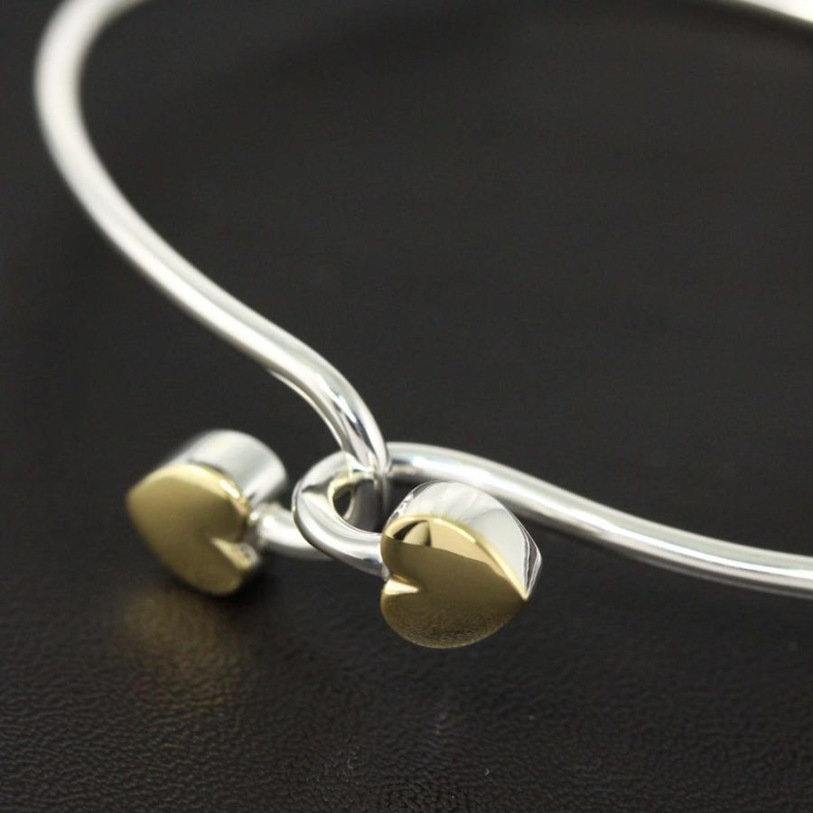 TIFFANY&Co. ティファニー ダブルハートモチーフ コンビバングル TIFFANY&Co. ティファニー ダブルハートモチーフ コンビバングル